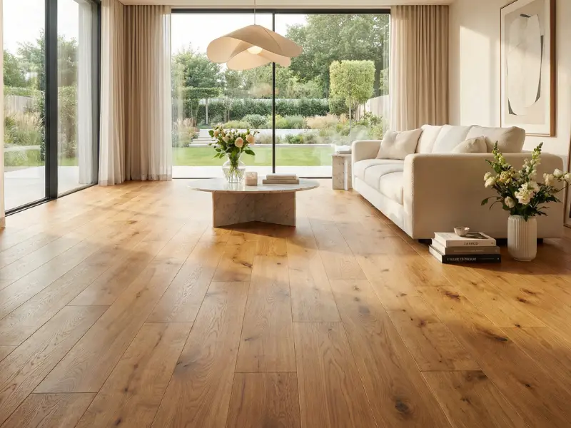 Präzise Parkett Verlegung mit Sattler Boden